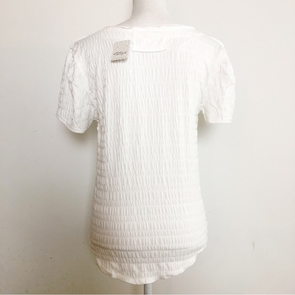 NWT WE THE FREE Sugar Cube Tee in Optic White Size Large - Picture 7 of 17